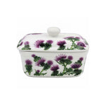 Thistle Floral Design Butter Dish - Boxzy