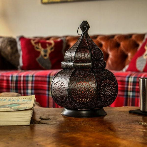 Traditional Rustic Moroccan Vintage Lantern  Candle Holder - Boxzy