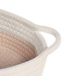 Cream & White Cotton Rope Storage Baskets - Set of 2 - Boxzy