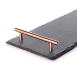 Slate Serving Platter with Handles | Rose Gold - Boxzy