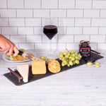 Slate Serving Platter with Handles | Rose Gold - Boxzy