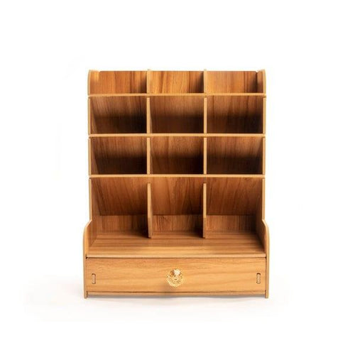 Wooden Desktop Pen Organiser - Boxzy