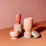 Small Face Planter Matt Pink - Boxzy