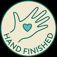 Hand-finished symbol for terracotta herb planter