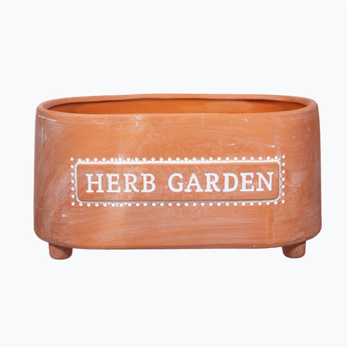 Herb Garden Large Terracotta Planter - Boxzy