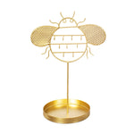 Gold Busy Bee Jewellery Tree Display Stand Gold Colour | Necklace Bracelet Ring Organiser - Boxzy
