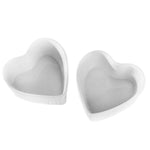 Ceramic Ramekins Heart Shaped | Set of 2 - Boxzy