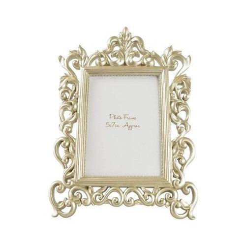 Ornate Large Photo frame in Champagne 5x7 - Boxzy