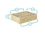 Rattan Serving Tray Decorative Display 