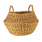 Foldable Typha Belly Basket - Natural 30cm - Boxzy