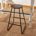 Wooden Bar Stool Black / Black - Boxzy