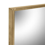 Large Rectangle Framed Wall Mirror Gold - 60cm x 45cm - Boxzy
