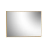 Large Rectangle Framed Wall Mirror Gold - 60cm x 45cm - Boxzy