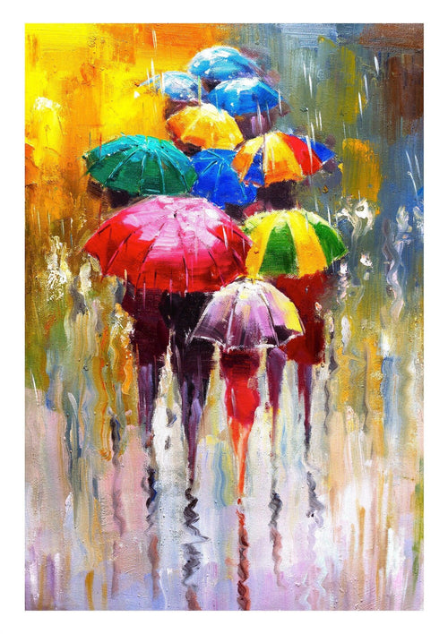Rainy Day Oil Painting Art Print - Professional Grade Pigment Prints available in 3 sizes - Boxzy