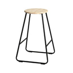 Wooden Bar Stool Black / Pine - Boxzy