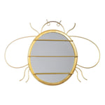 Gold Bee Mirror & Jewellery Hanger 35cm - Boxzy